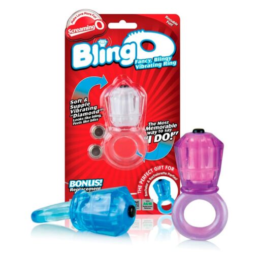 Bling Fancy Blingy Vibrating Ring