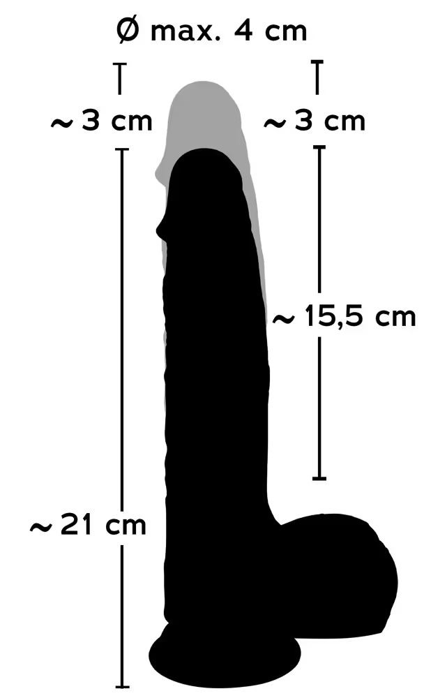 VIBRADOR REALISTA CON EMPUJE Y CONTROL - Imagen 5