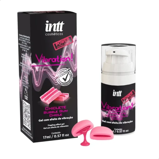 Lubricante Íntimo Intt Gel Vibration Extra Fuerte Chicle