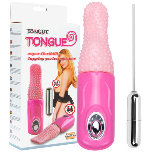 Masajeador Vibrador en Forma de Lengua